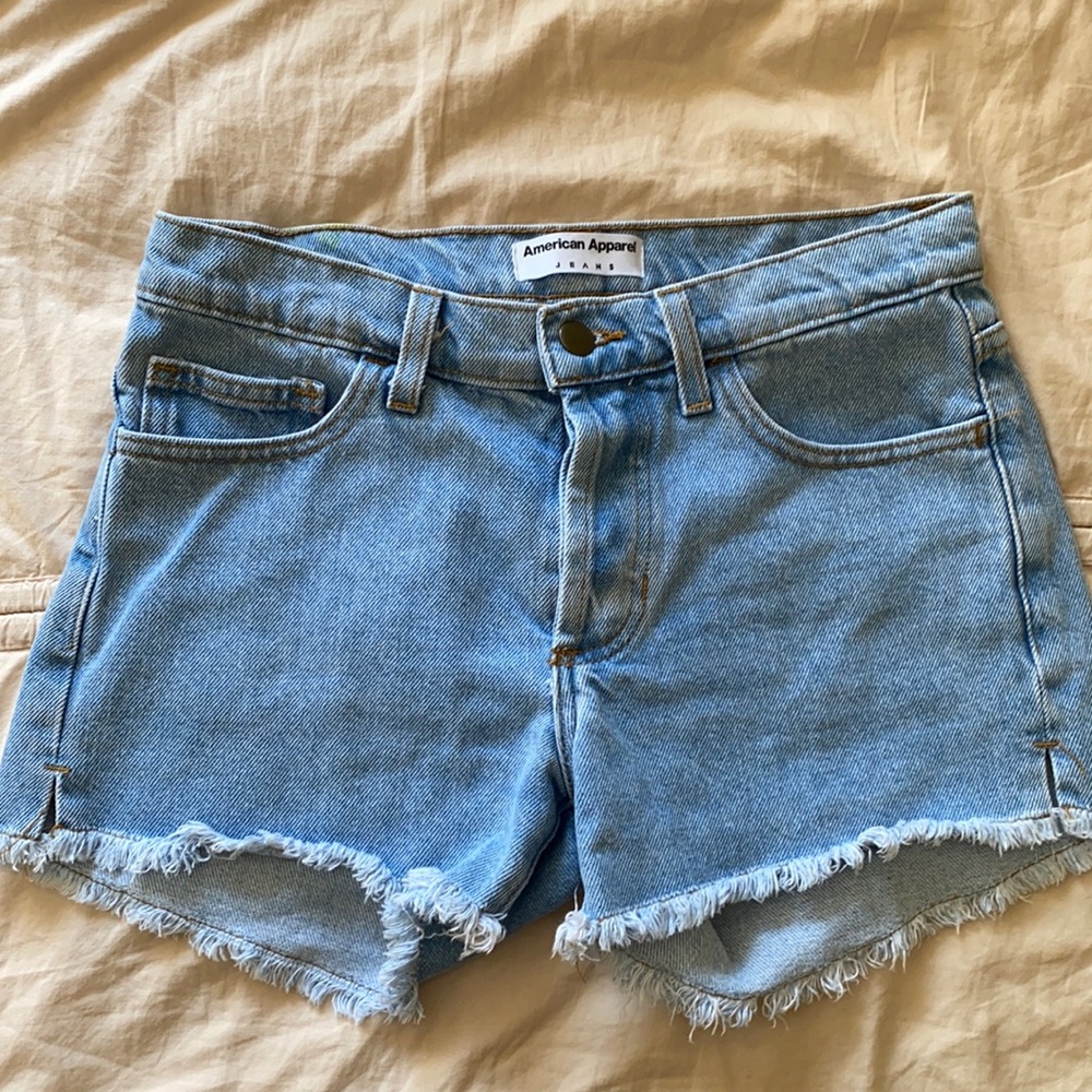 American apparel Jean shorts